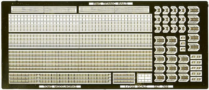 英国 豪華客船 オリンピック/タイタニック用 (2) エッチング (トムスモデル 1/700 艦船用エッチングパーツシリーズ No.PE321) 商品画像_1