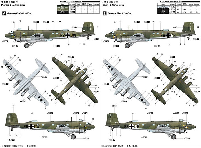 フォッケウルフ Fw200C-4 コンドル プラモデル (トランペッター 1/72 エアクラフト プラモデル No.01638) 商品画像_2