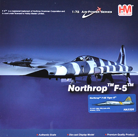 F-5E タイガー 2 第58戦術訓練航空団 完成品 (ホビーマスター 1/72 エアパワー シリーズ （ジェット） No.HA3320) 商品画像