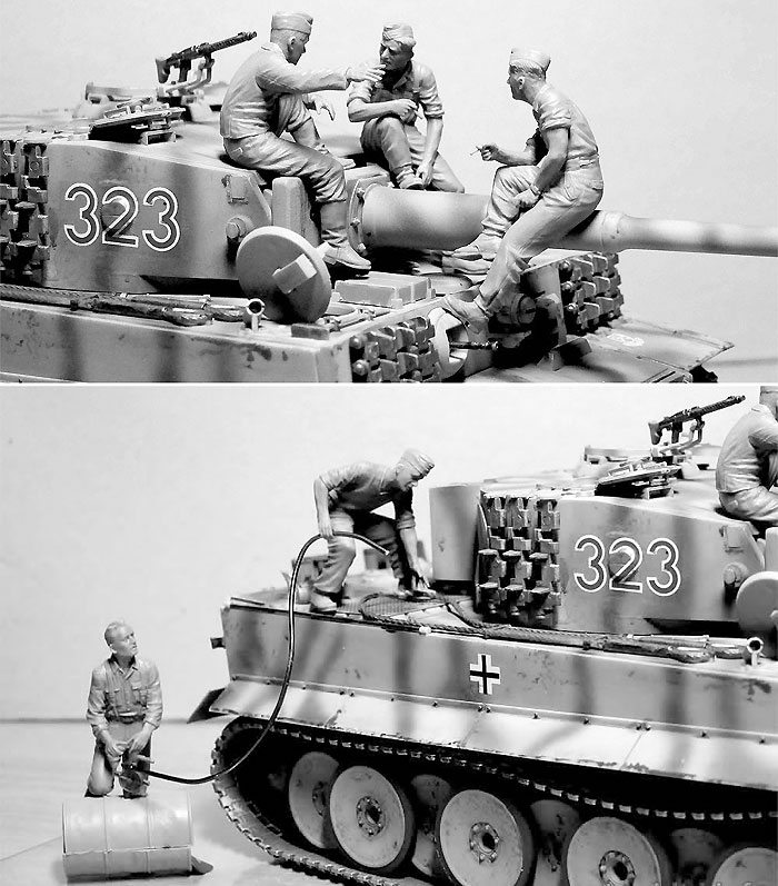 ドイツ 戦車兵 補給と休息 (夏季スタイル) プラモデル (マスターボックス 1/35 ミリタリーミニチュア No.MB35160) 商品画像_3