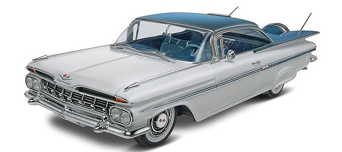 '59 シェビー インパラ ハードトップ 2'n1 プラモデル (レベル カーモデル No.85-4315) 商品画像_3
