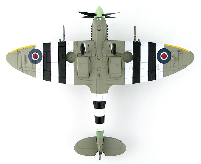 スピットファイア 9c MJ966 完成品 (ホビーマスター 1/48 エアパワー シリーズ （レシプロ） No.HA8309) 商品画像_3