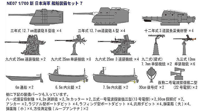 日本海軍 特型 (吹雪型) 駆逐艦 朧 プラモデル (ピットロード 1/700 スカイウェーブ W シリーズ No.SPW028) 商品画像_2