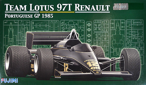 ロータス 97T ルノー 1985年 ポルトガルグランプリ仕様 (レジン製塗装済み ドライバーフィギュア付) プラモデル (フジミ 1/20 GPシリーズ SP （スポット） No.SP040) 商品画像