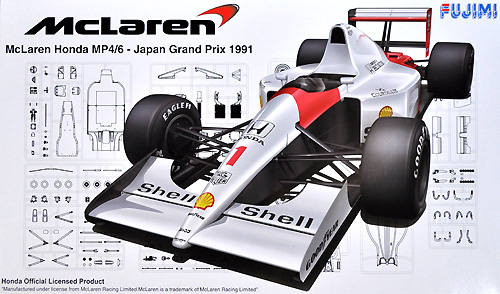 マクラーレン MP4/6 ホンダ 日本グランプリ 1991年 (レジン製塗装済み ドライバーフィギュア付) プラモデル (フジミ 1/20 GPシリーズ SP （スポット） No.SP041) 商品画像