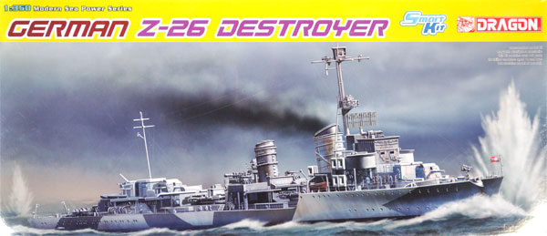 ドイツ海軍 駆逐艦 Z-26 プラモデル (ドラゴン 1/350 Modern Sea Power Series No.1064) 商品画像