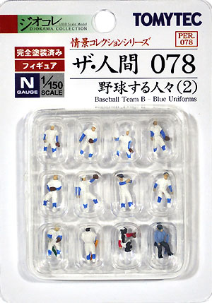 野球する人々 (2) 完成品 (トミーテック 情景コレクション ザ・人間シリーズ No.078) 商品画像