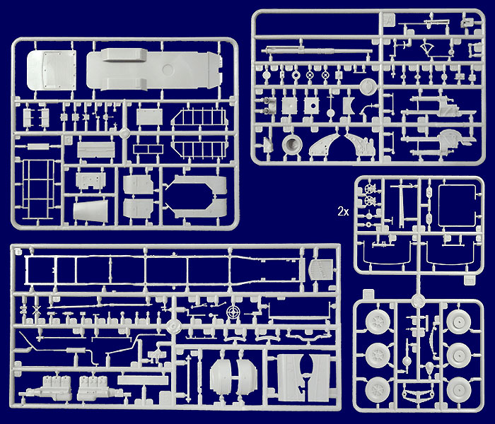 ボマーク 大型トラック 8.8cm Flak36 プラモデル (ローデン 1/72 AFV MODEL KIT No.072T727) 商品画像_1