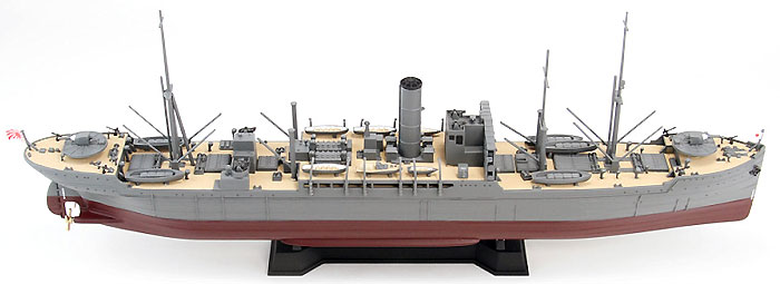 日本海軍 給糧艦 間宮 1944 (最終時) プラモデル (ピットロード 1/700 スカイウェーブ W シリーズ No.W166) 商品画像_3