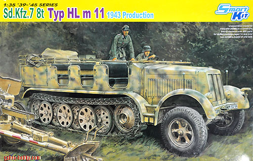 ドイツ Sd.Kfz.7 8トンハーフトラック 1943年生産型 プラモデル (サイバーホビー 1/35 AFV シリーズ （