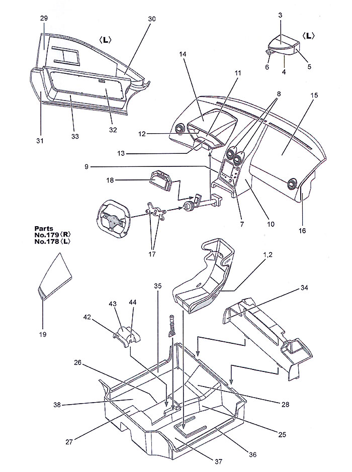 ランボルギーニ ムルシエラゴ R-SV カーボンデカール デカール (スタジオ27 ツーリングカー/GTカー カーボンデカール No.CD24008) 商品画像_2