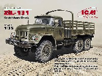 ICM 1/35 ミリタリービークル・フィギュア ソビエト ZiL-131 カーゴトラック