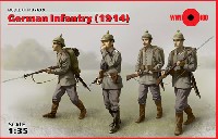 ICM 1/35 ミリタリービークル・フィギュア ドイツ歩兵 (1914)