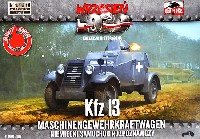 FTF 1/72 AFV ドイツ アドラー Kfz.13 小型4輪装甲車 MG搭載型