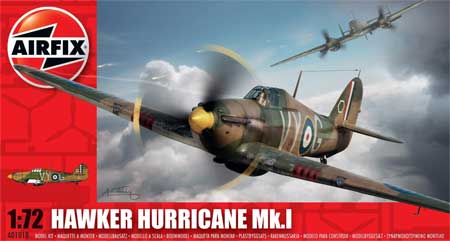ホーカー ハリケーン Mk.1 プラモデル (エアフィックス 1/72 ミリタリーエアクラフト No.A01010) 商品画像
