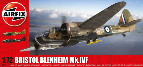 ブリストル ブレニム Mk.4F プラモデル (エアフィックス 1/72 ミリタリーエアクラフト No.A04017) 商品画像