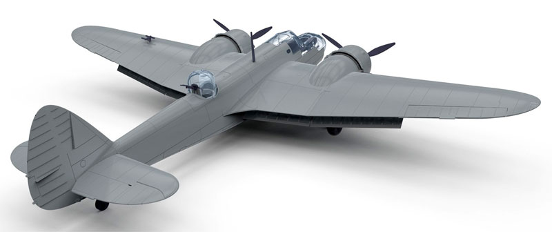 ブリストル ブレニム Mk.4F プラモデル (エアフィックス 1/72 ミリタリーエアクラフト No.A04017) 商品画像_3