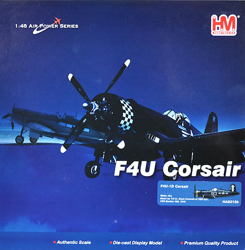 F4U-1D コルセア VMF-221 ホワイト183 完成品 (ホビーマスター 1/48 エアパワー シリーズ （レシプロ） No.HA8212b) 商品画像