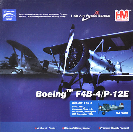 ボーイング F4B-3 アメリカ海兵隊 1930 完成品 (ホビーマスター 1/48 エアパワー シリーズ （レシプロ） No.HA7908) 商品画像