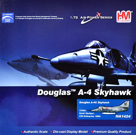 A-4C スカイホーク VA-94 シュライクス 完成品 (ホビーマスター 1/72 エアパワー シリーズ （ジェット） No.HA1424) 商品画像