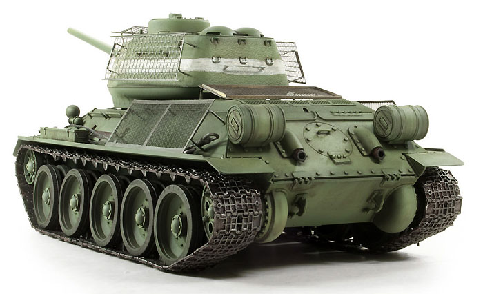 T-34/85 w/ベッドスプリングアーマー ベルリン 1945 プラモデル (ディン・ハオ 1/35 AFV No.DH96005) 商品画像_3