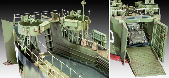 アメリカ海軍 LSM (初期型) プラモデル (レベル 1/144 艦船モデル No.05123) 商品画像_2