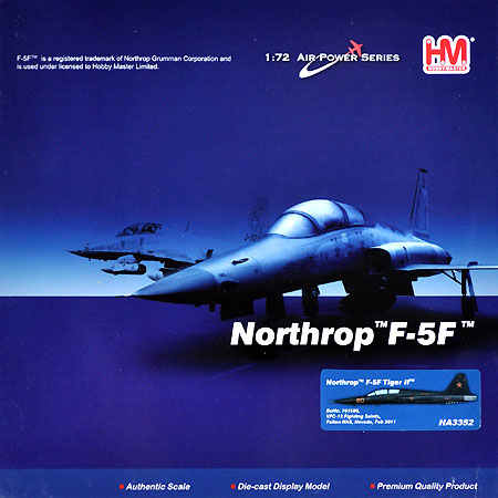 F-5F タイガー 2 VFC-13 ファイティング・セインツ 完成品 (ホビーマスター 1/72 エアパワー シリーズ （ジェット） No.HA3352) 商品画像