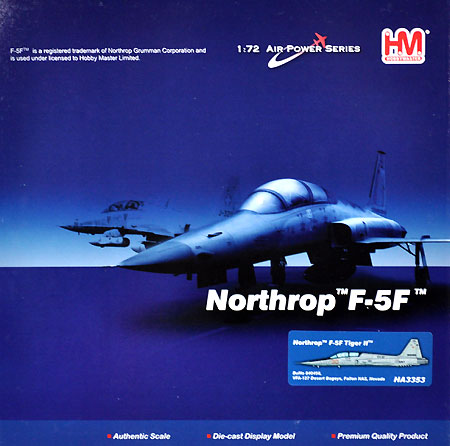 F-5F タイガー 2 VFA-127 デザート・ボギーズ 完成品 (ホビーマスター 1/72 エアパワー シリーズ （ジェット） No.HA3353) 商品画像