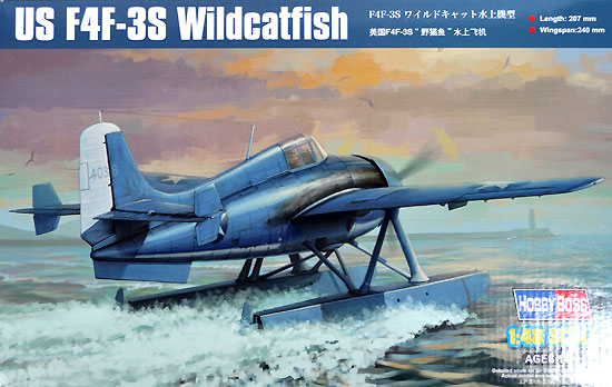 F4F-3S ワイルドキャット 水上機型 プラモデル (ホビーボス 1/48 エアクラフト プラモデル No.81729) 商品画像