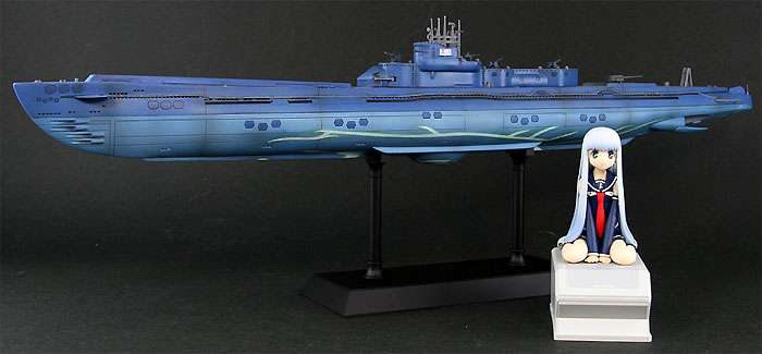 潜水艦 イ401 with イオナ (蒼き鋼のアルペジオ アルス・ノヴァ) 完成品 (ピットロード 塗装済完成品モデル No.PD013) 商品画像_1