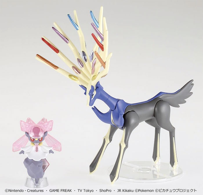 ゼルネアス & ディアンシーセット プラモデル (バンダイ ポケモンプラモコレクション セレクト No.0191411) 商品画像_1