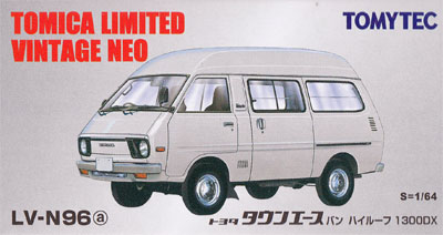 トヨタ タウンエース バン ハイルーフ 1300DX (白) ミニカー (トミーテック トミカリミテッド ヴィンテージ ネオ No.LV-N096a) 商品画像
