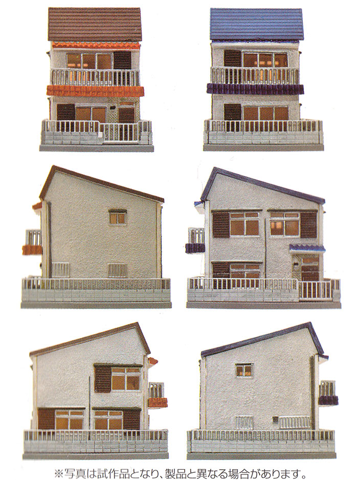 建売住宅 A3 - コロニアル屋根 - プラモデル (トミーテック 建物コレクション （ジオコレ） No.040-3) 商品画像_2