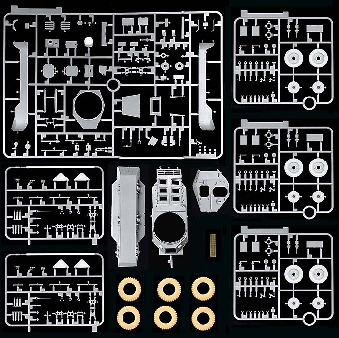 イギリス 6輪装甲車 サラディン Mk.2 プラモデル (ドラゴン 1/35 BLACK LABEL No.3554) 商品画像_1