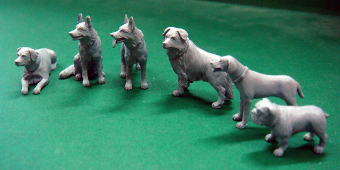 家畜セット No.3 (犬) プラモデル (リッチモデル 1/35 AFVモデル No.RV35021) 商品画像_2