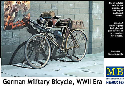 ドイツ 軍用自転車 プラモデル (マスターボックス 1/35 ミリタリーミニチュア No.MB35165) 商品画像