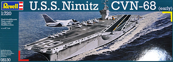 U.S.S. ニミッツ CVN-68 プラモデル (レベル 1/720 艦船モデル No.05130) 商品画像