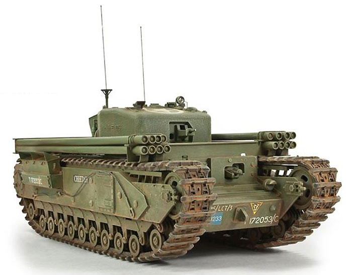 チャーチル AVRE 工兵支援車輌 スネーク爆薬筒搭載型 プラモデル (AFV CLUB 1/35 AFV シリーズ No.AF35259) 商品画像_3