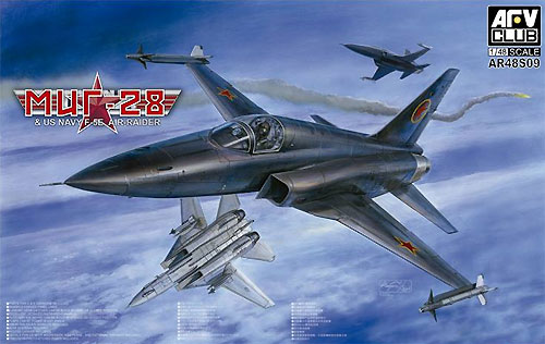 Mig-28 & アメリカ海軍 F-5E AIR-RAIDER プラモデル (AFV CLUB 1/48 エアクラフト プラモデル No.AR48S09) 商品画像