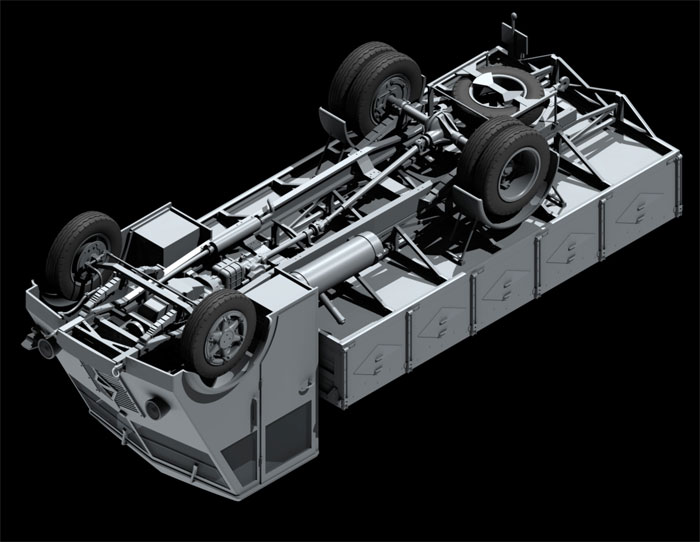 ルノー AHN 3.5t ドイツ アーミートラック プラモデル (ICM 1/35 ミリタリービークル・フィギュア No.35416) 商品画像_3