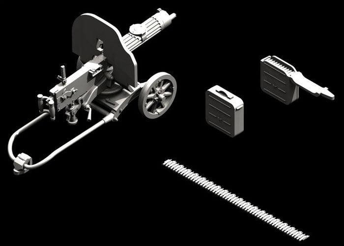 ソビエト マキシム重機関銃 (1941) プラモデル (ICM 1/35 ミリタリービークル・フィギュア No.35676) 商品画像_3