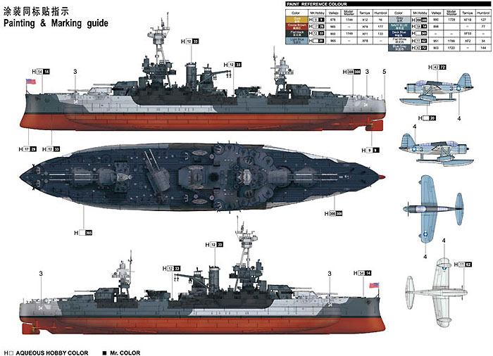 アメリカ海軍 戦艦 BB-34 ニューヨーク プラモデル (トランペッター 1/350 艦船シリーズ No.05339) 商品画像_1