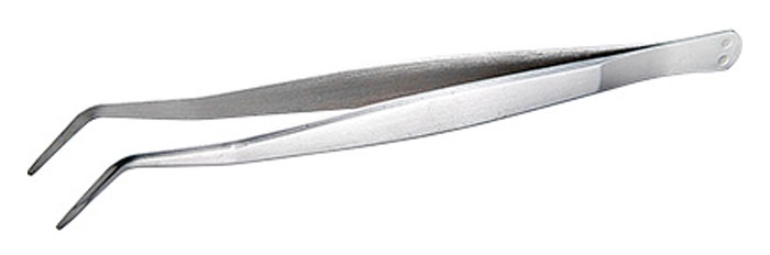 フラットピンセット (デカール用) 150mm ピンセット (ミネシマ ピンセット
ピンセット No.TM-023) 商品画像_1