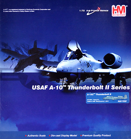 A-10C サンダーボルト 2 ブラック・スネークス 完成品 (ホビーマスター 1/72 エアパワー シリーズ （ジェット） No.HA1320) 商品画像