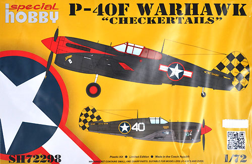 P-40F/L ウォーホーク チェッカーテール プラモデル (スペシャルホビー 1/72 エアクラフト プラモデル No.SH72298) 商品画像