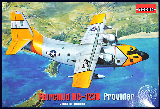 フェアチャイルド HC-123B プロバイダー 沿岸警備隊 プラモデル (ローデン 1/72 エアクラフト プラモデル No.062) 商品画像