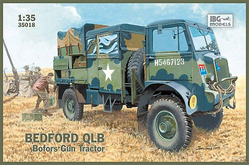 ベッドフォード QLB 3tトラック 4×4 ガントラクター プラモデル (IBG 1/35 AFVモデル No.35018) 商品画像
