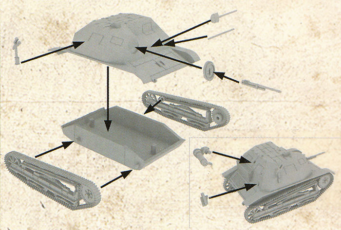 ポーランド TKS 小型戦車 機銃搭載型 プラモデル (FTF 1/72 AFV No.72015) 商品画像_1