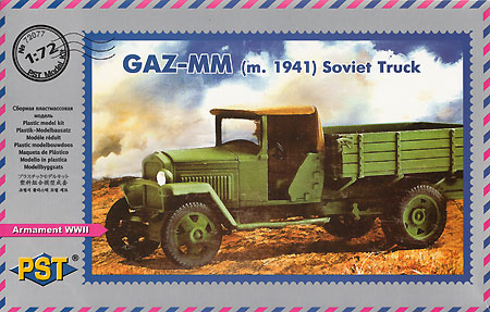 ロシア GAZ-MM 四輪トラック 1941年型 プラモデル (PST 1/72 AFVモデル No.72077) 商品画像