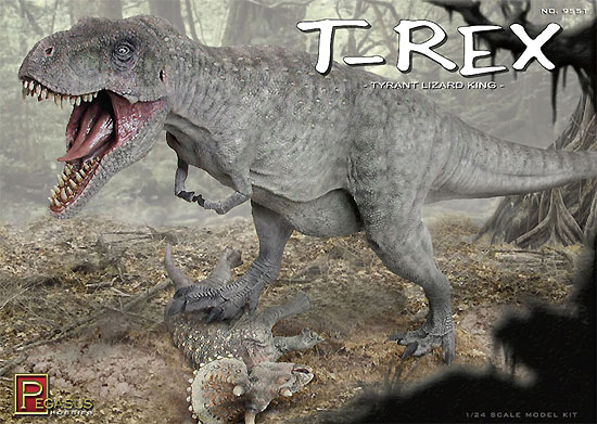 ティラノサウルス T-REX プラモデル (ペガサスホビー プラスチックモデルキット No.9551) 商品画像